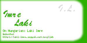 imre laki business card